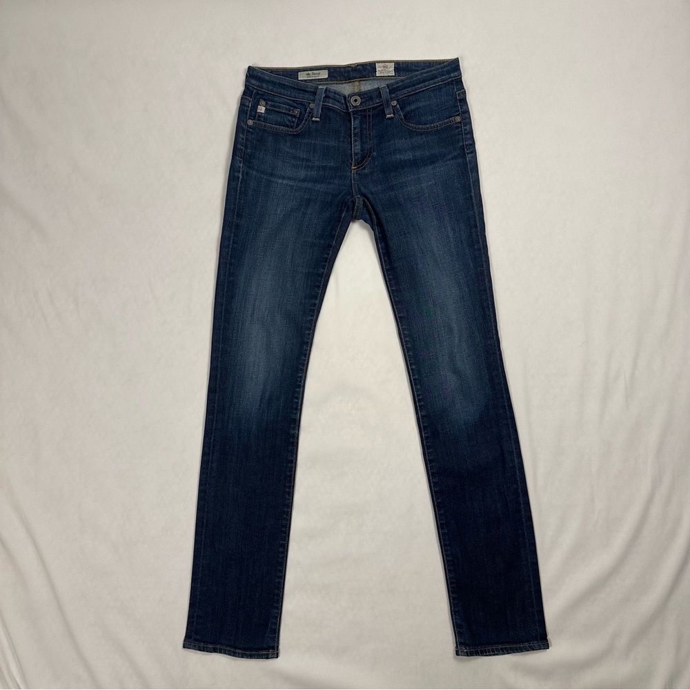 AG Adriano Goldschmied Dark Blue Women's Skinny Jeans The Stevie Slim Straight